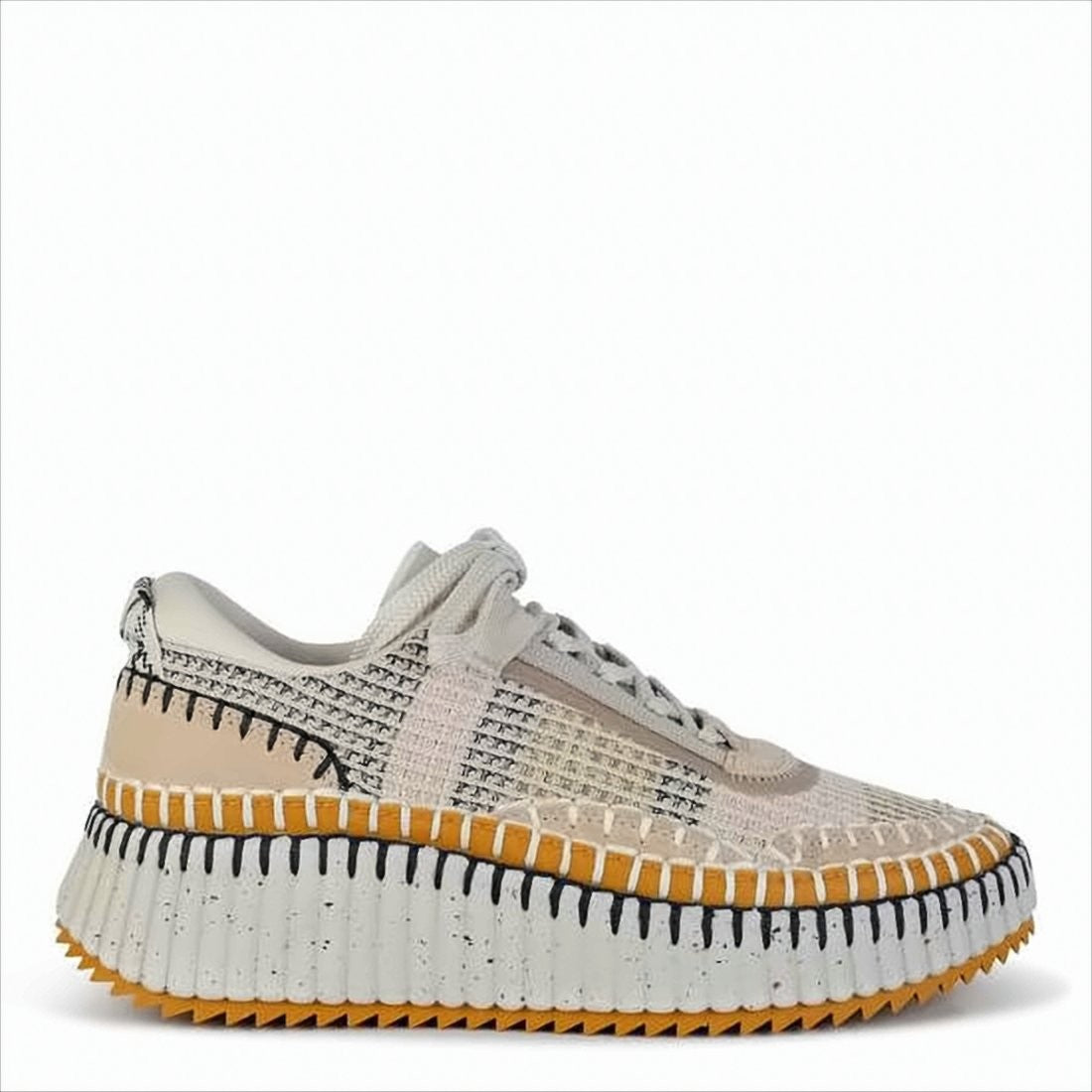 Chloé Textured Chunky Sole Sneakers