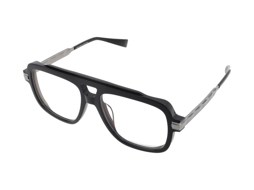 Balmain Black Francoise Iii Acetate Square Glasses