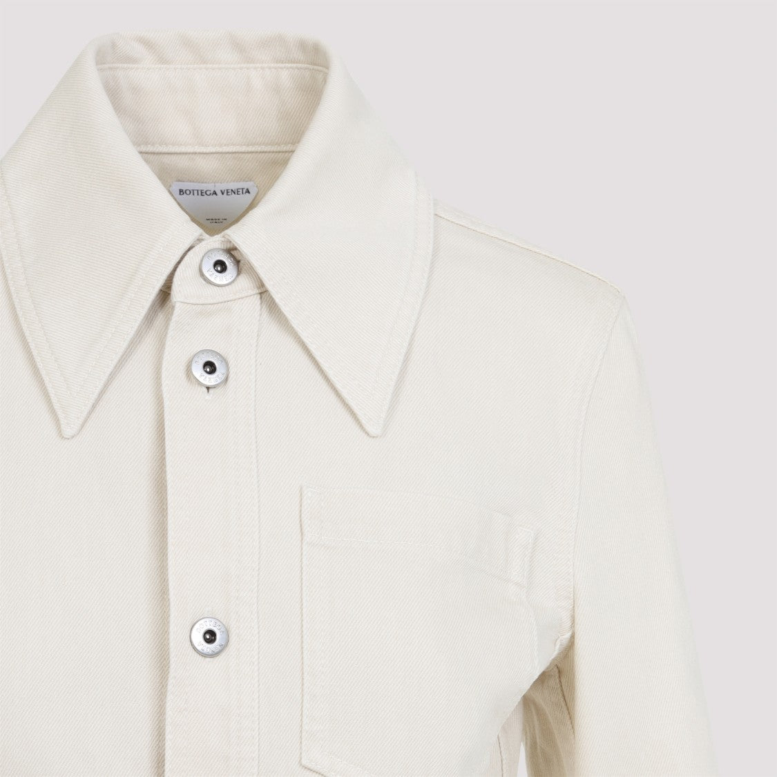 Bottega Veneta Ivory Cotton Jacket