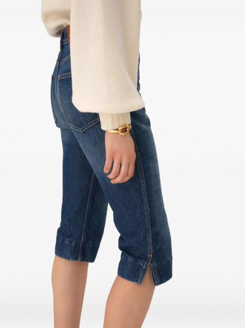 Chloé Mid-Length Denim Jeans