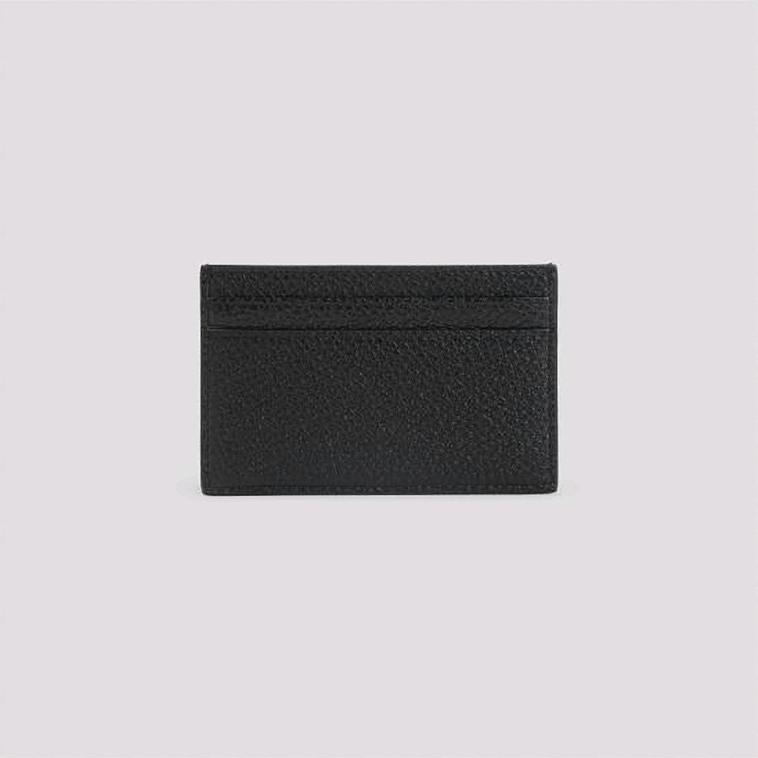 Celine Textured Calf Leather Cardholder With Embossed Branding