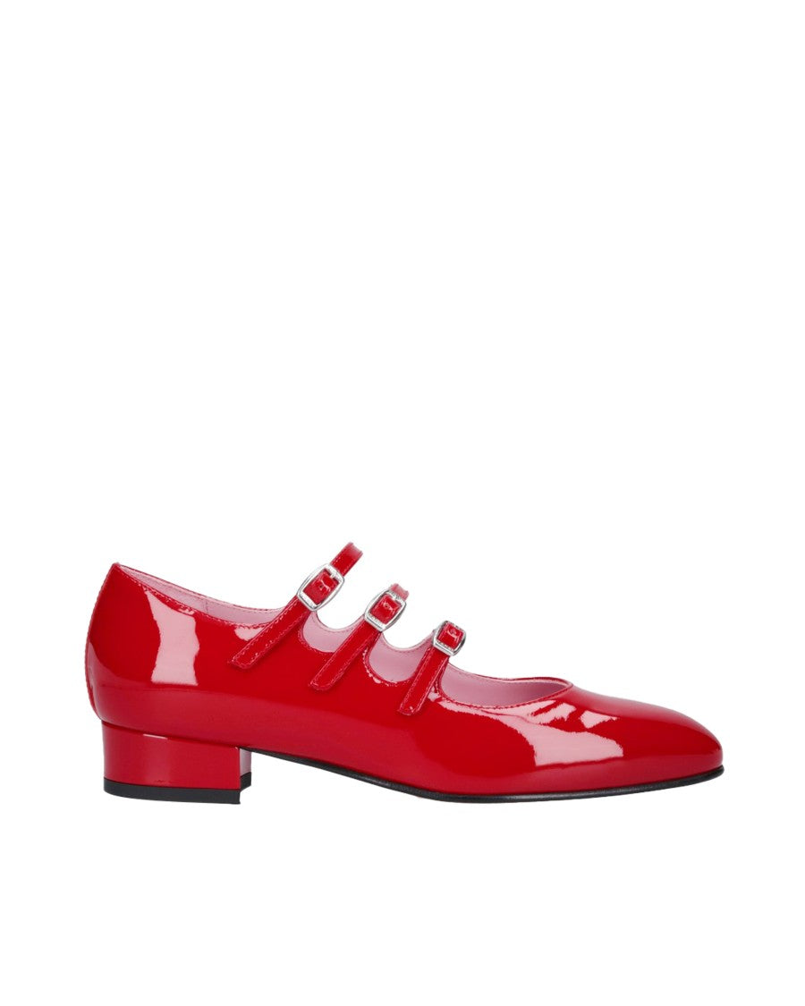 Carel Paris Ariana Red Patent Leather Mary Jane Shoes