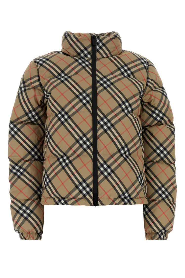 Burberry Embroidered Polyester Down Jacket