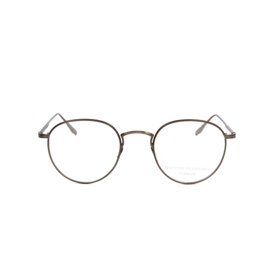 Barton Perreira Bp5036 500Ax Thin Round Metal Eyeglasses With Adjustable Nose Pads