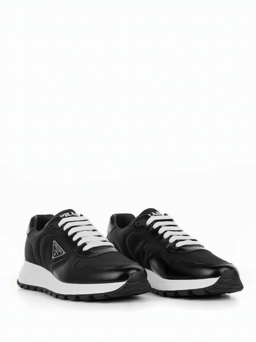 Prada Prada Frac 01 Delave Sneakers With Triangular Logo