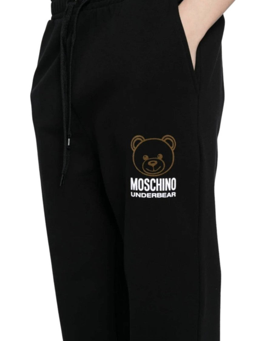 Moschino Relaxed Fit Black Jogger Pants