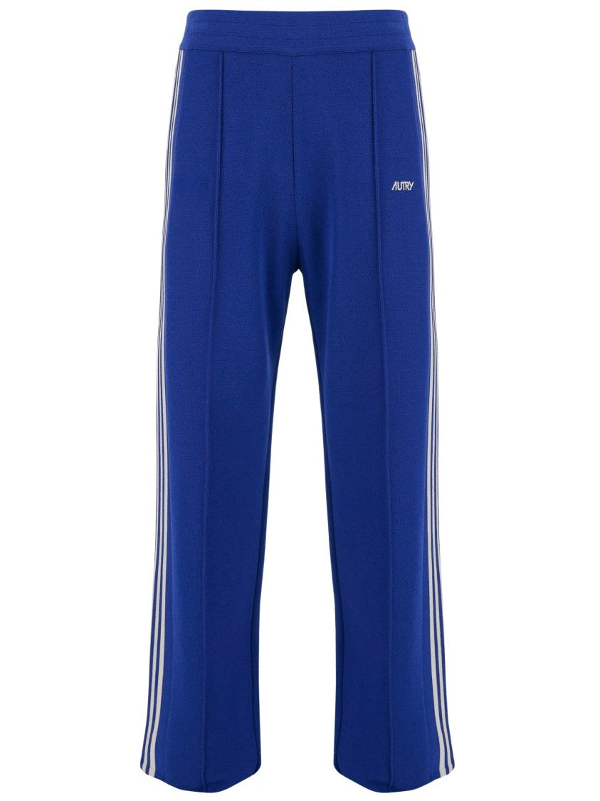Autry Viscose Blend Logo Pants