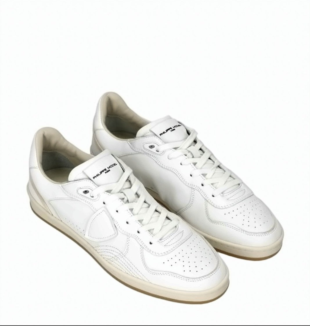 Philippe Model Pgal Low Leather Lace Up Sneakers