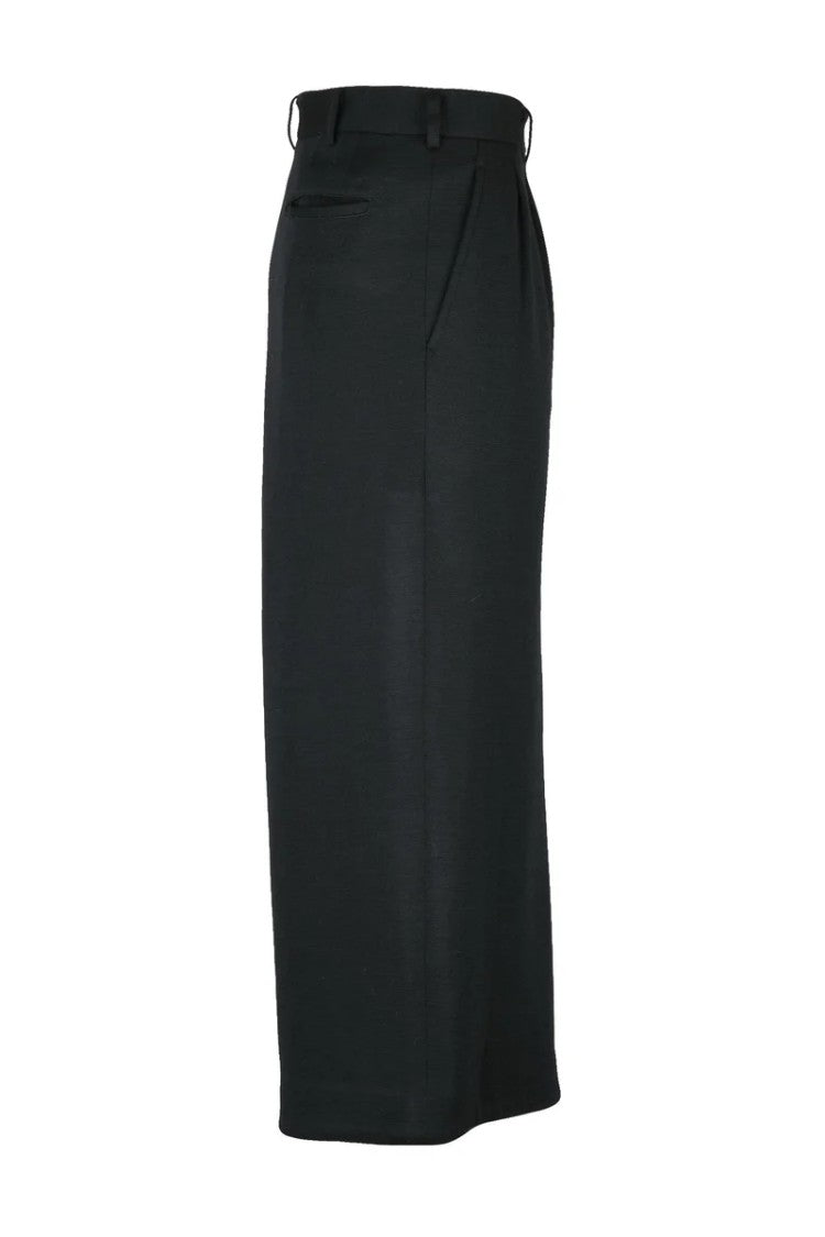 Comme Des Garçons Wool Culottes - Black