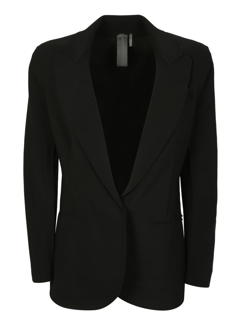Norma Kamali Black Fitted Blazer