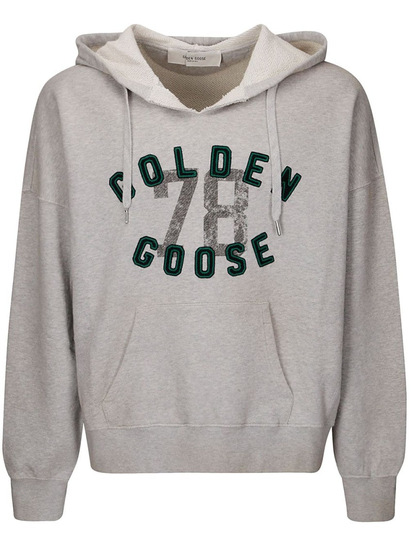 Golden Goose Vintage Print Cotton Sweatshirt