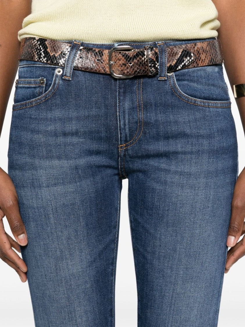 Dondup Slim Fit Cropped Jeans
