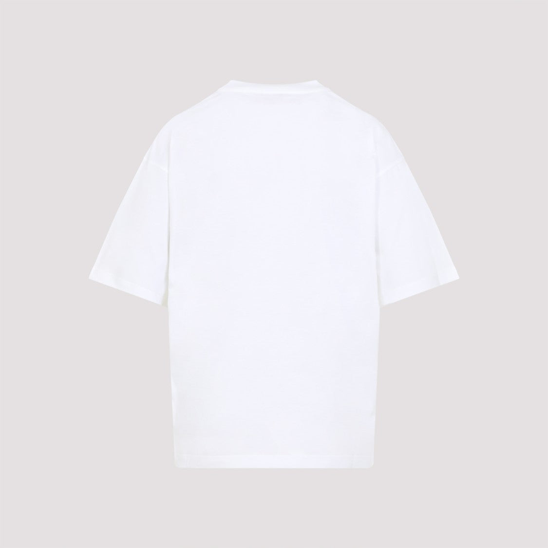 Marni Dropped Shoulder Lily White Cotton T-Shirt