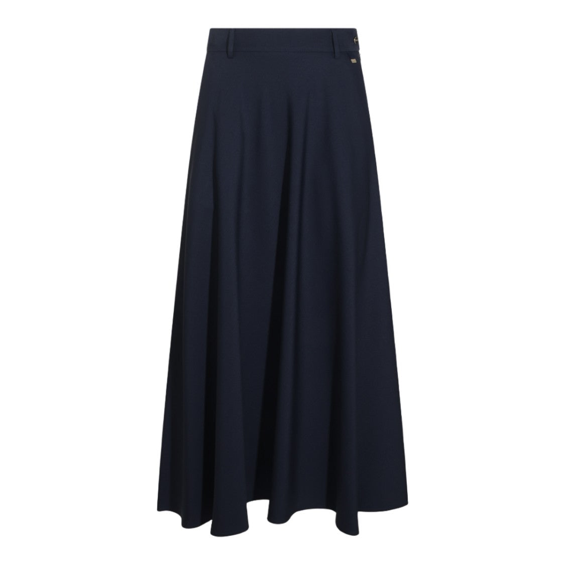 Herno High-Waisted Maxi Skirt With Pleated Design