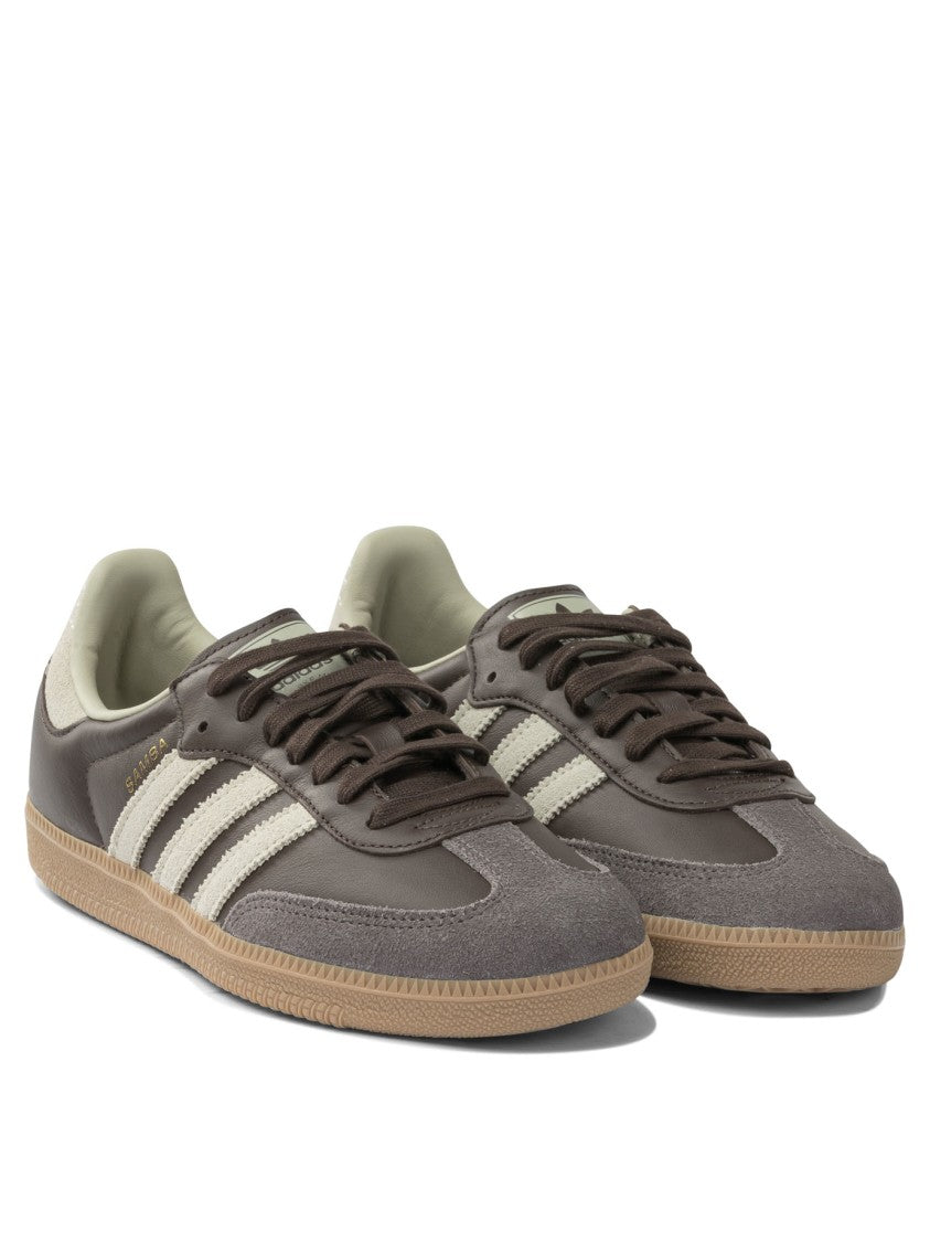 Adidas Originals Suede And Leather Low-Top Sneakers