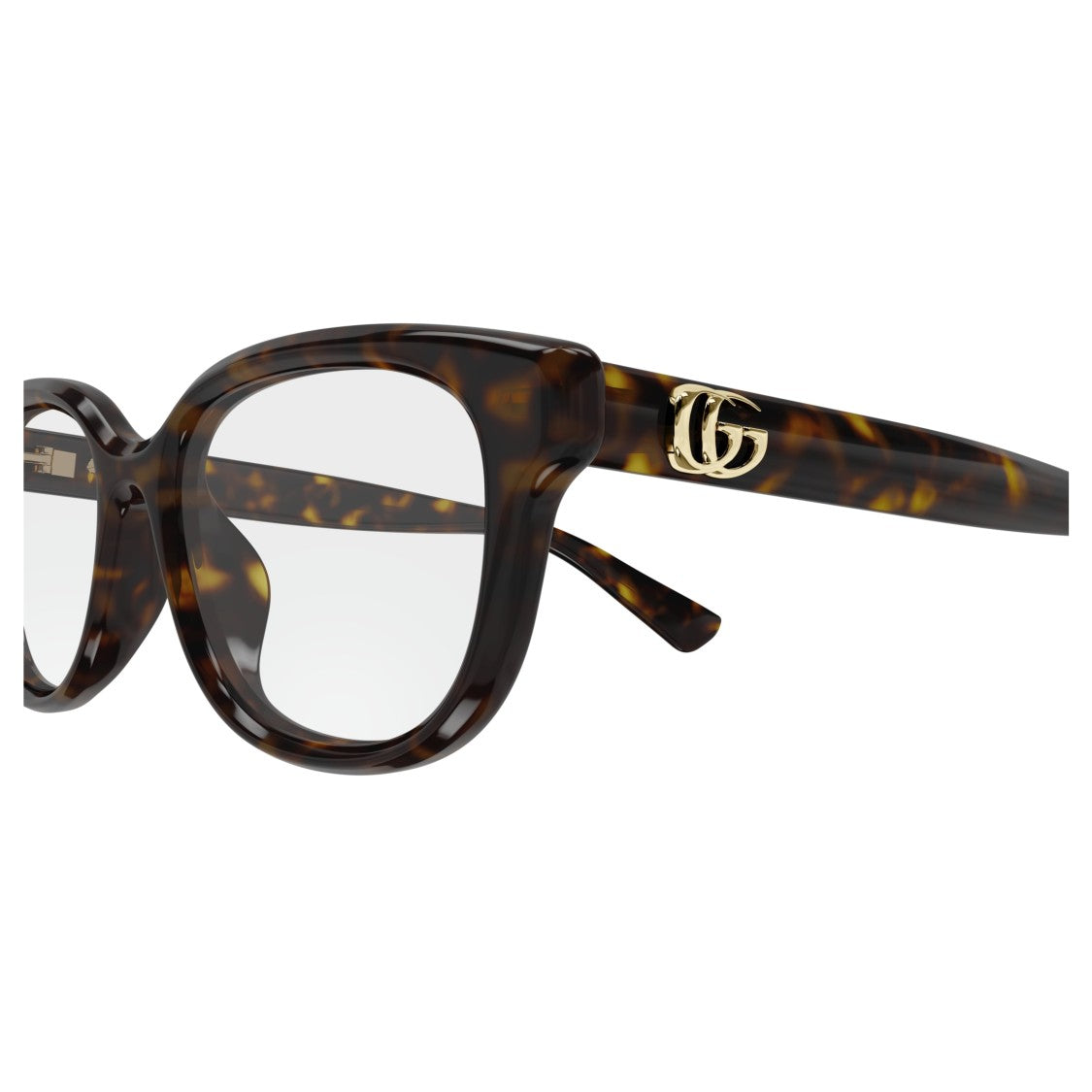 Gucci Gg1833ok Classic Tortoiseshell Square Frame Eyeglasses