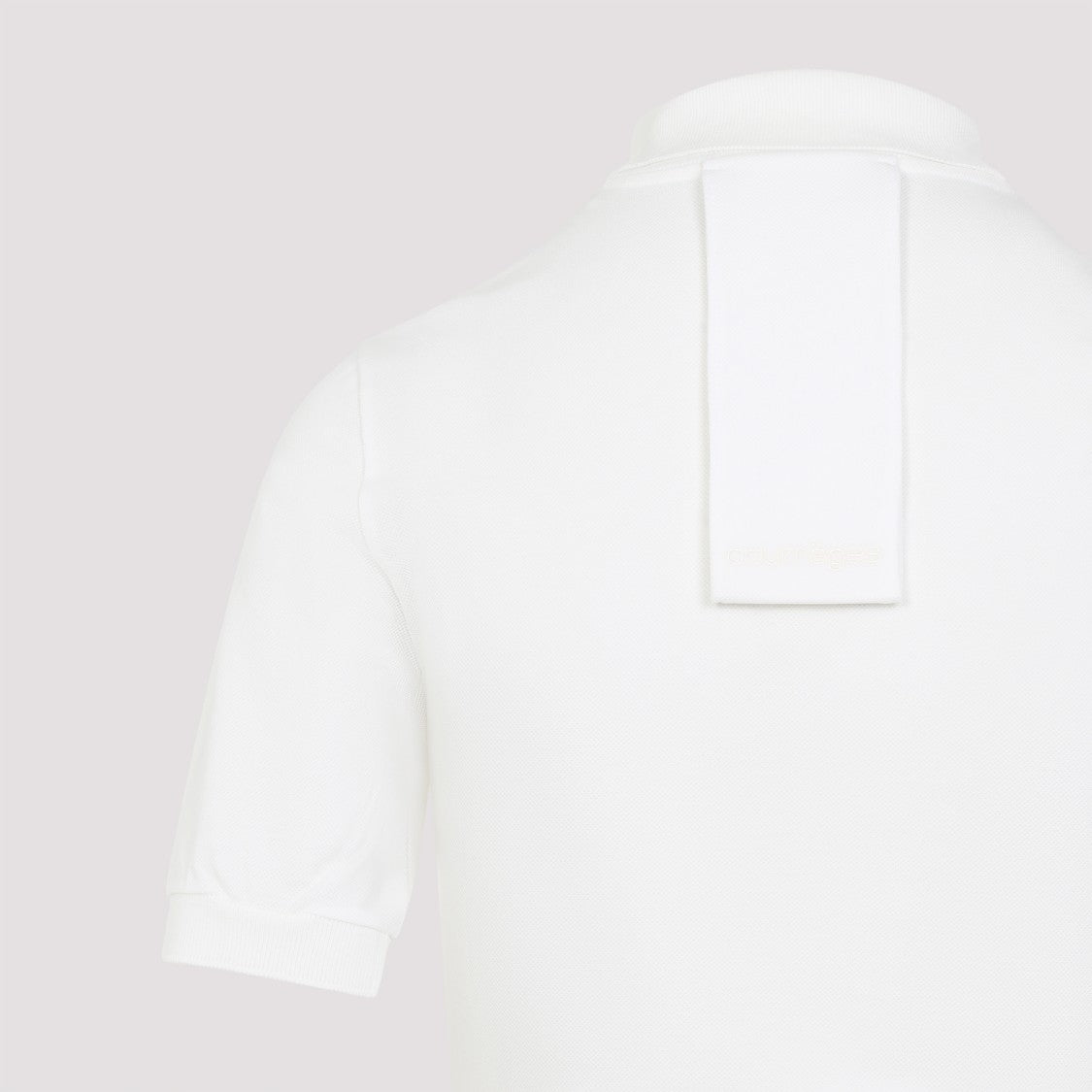 Courrèges Knee-Length Cotton Piqué Polo Dress With Classic Collar