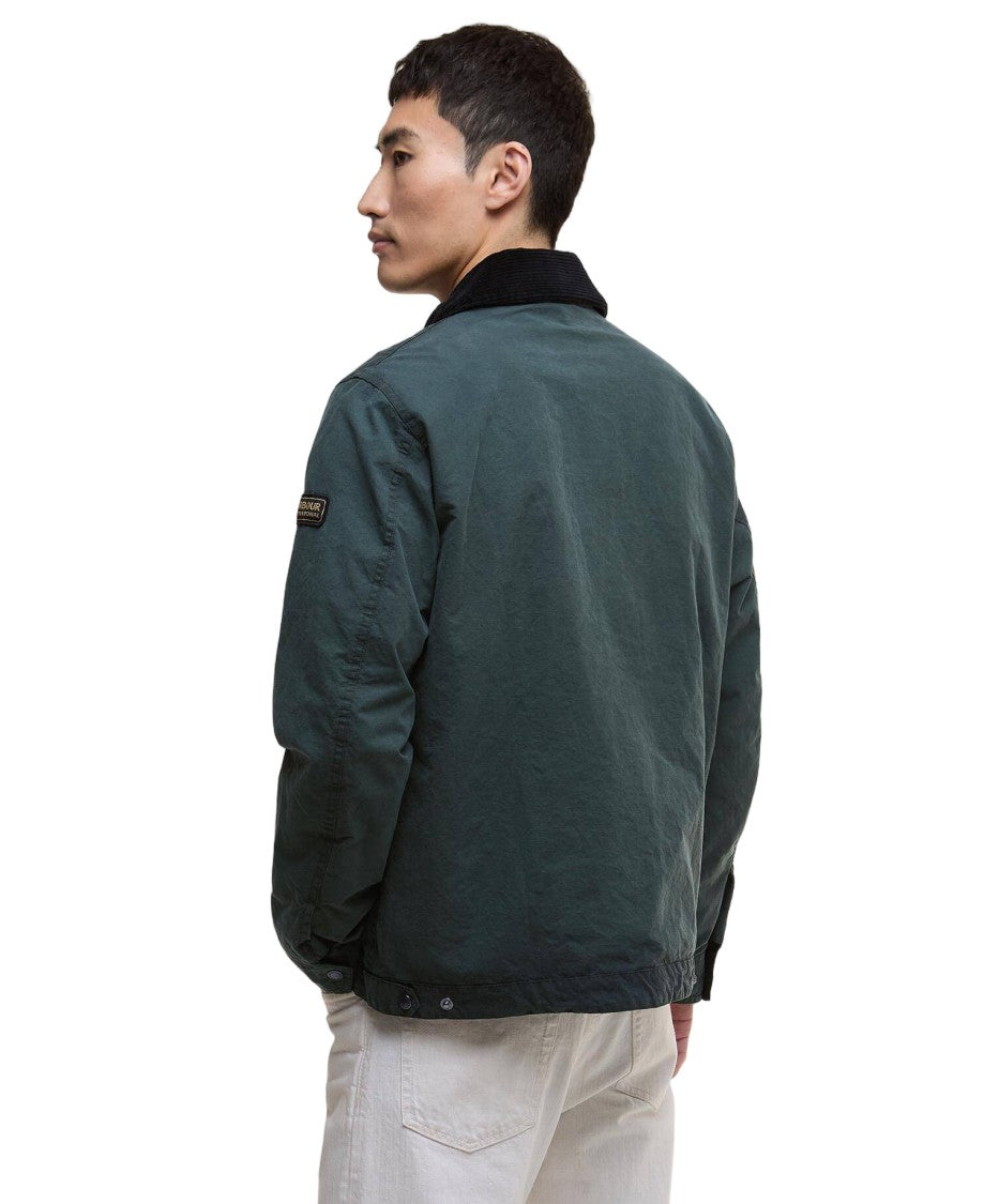Barbour Drifter Wax Jacket With Reinforced Stitching