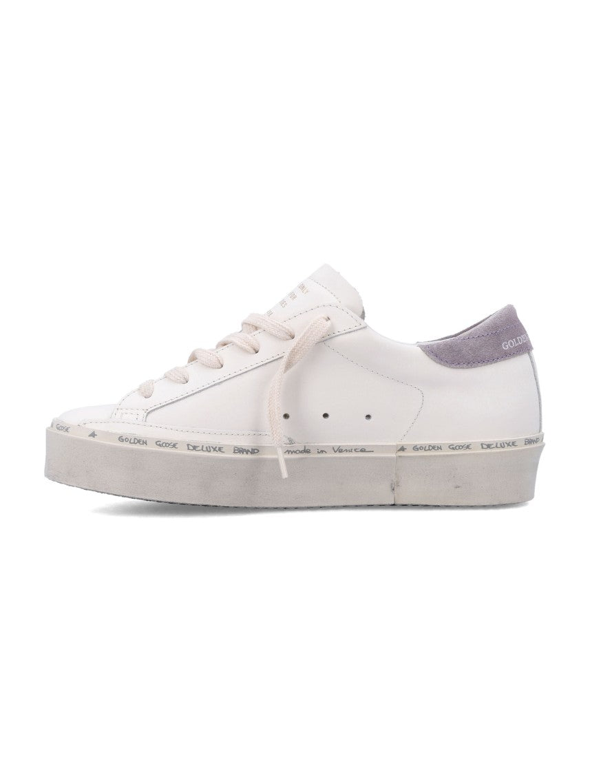 Golden Goose Low-Top Leather Sneakers With Iconic Star Accents