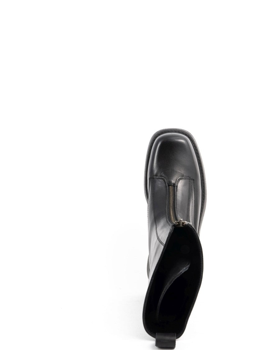 Sergio Moretti Ankle Boots With Zipper And Sole