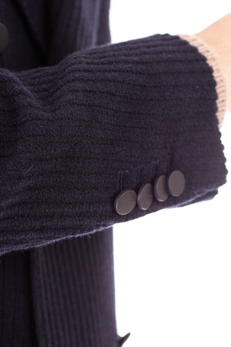 Tagliatore Montecarlo Double-Breasted Wool Rib Jacket