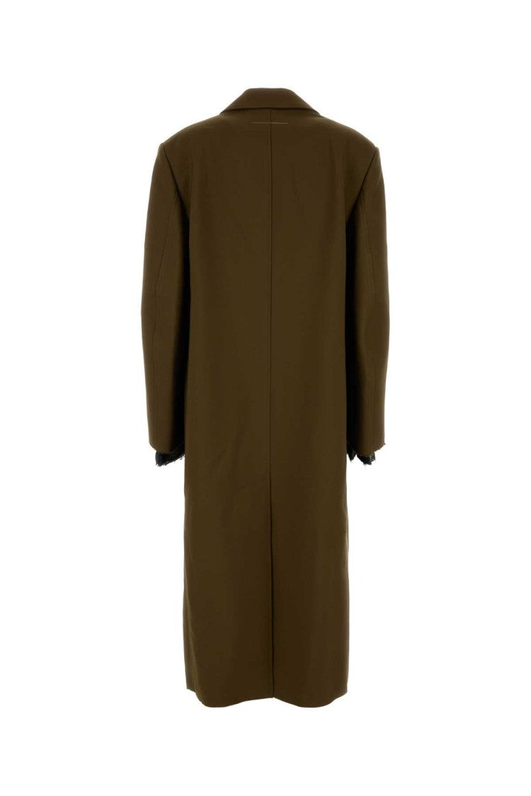 Mm6 By Maison Margiela Mud Polyester Coat