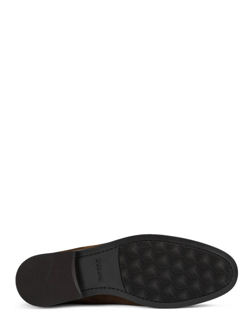 Doucal's Suede Tassel Moccasin Loafers