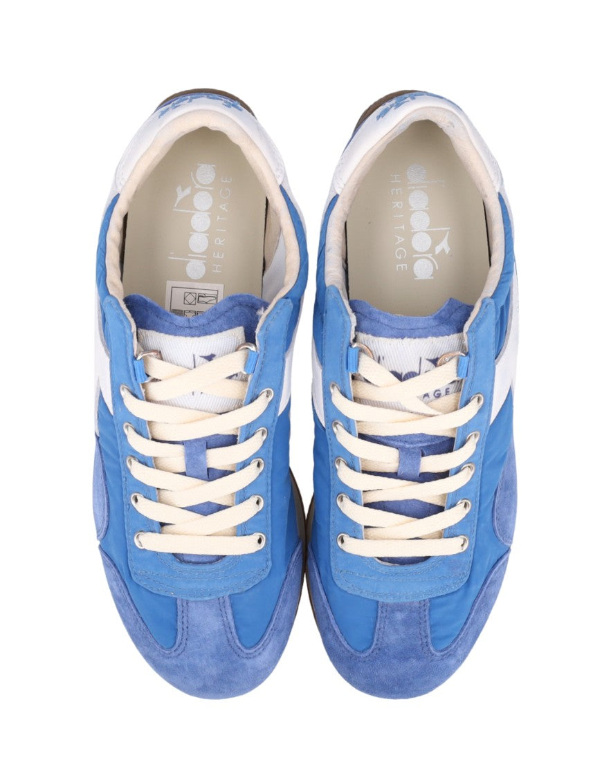 Diadora Heritage Blue Reflex Equipe Vela Sw Nylon Suede Sneakers