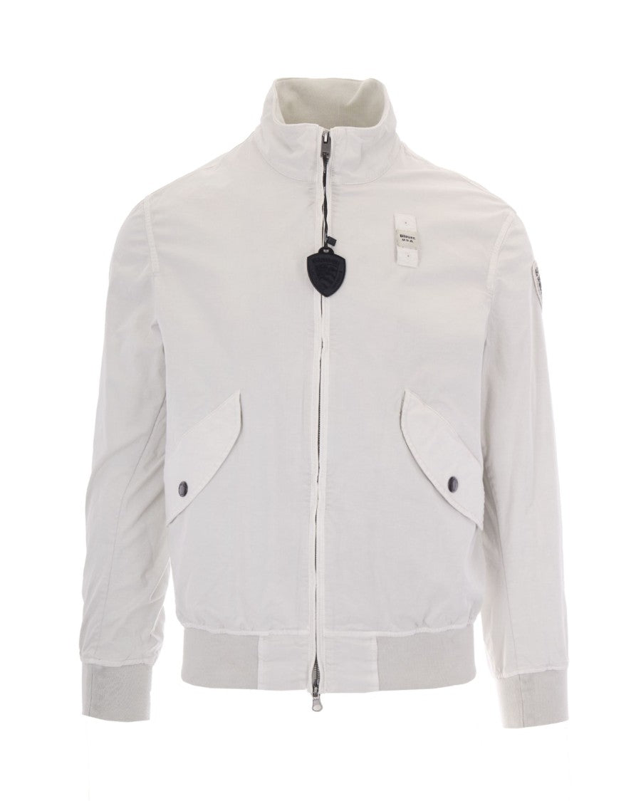 Blauer Lightweight Bomber Jacket In Badger Grey