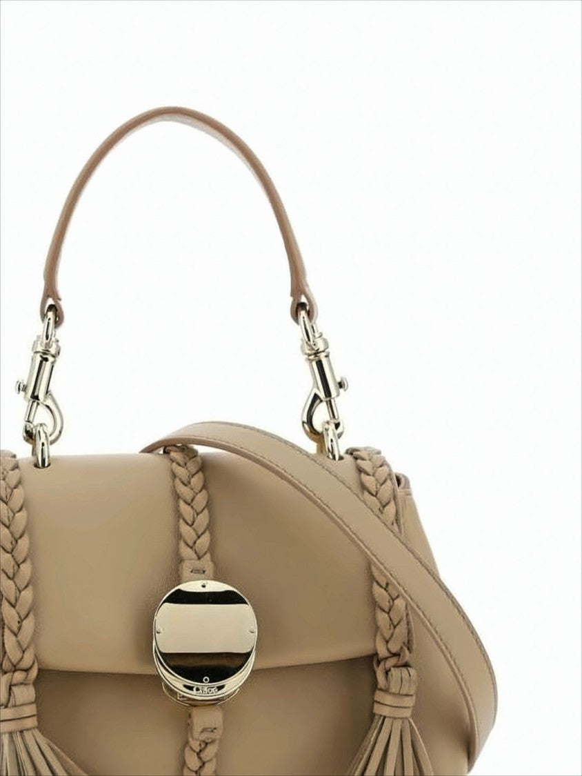 Chloé Structured Lambskin Leather Shoulder Bag
