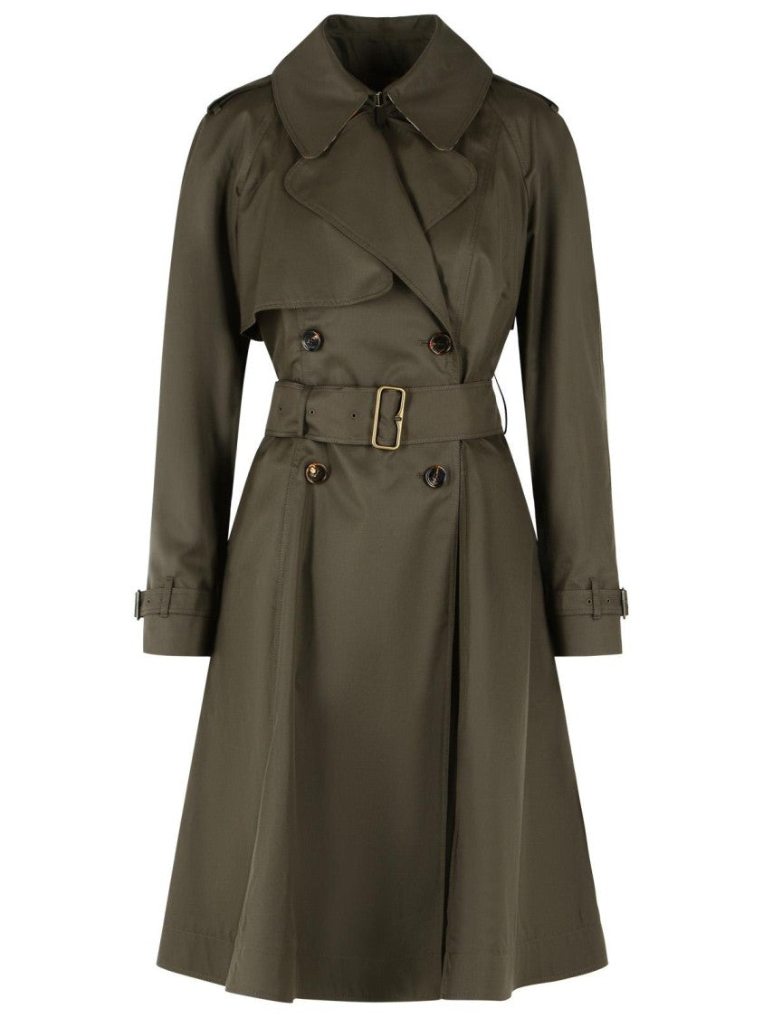 Burberry Gabardine Pembury Double-Breasted Trench Coat
