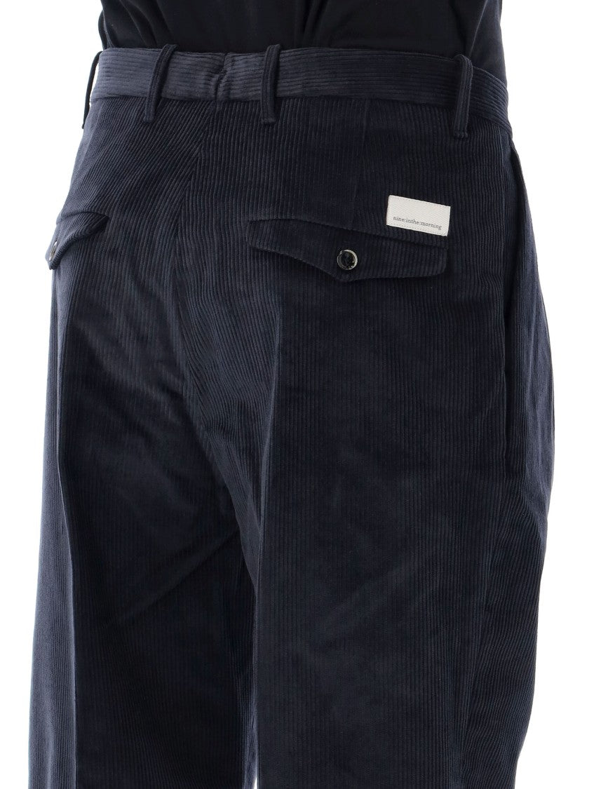 Nine In The Morning Kai Pleated Front Straight-Leg Pants