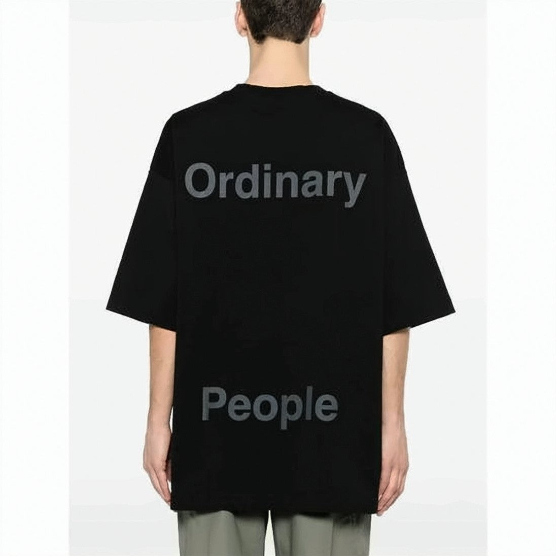 Maison Mihara Yasuhiro Oversized Graphic T-Shirt With Artistic Donkey Head
