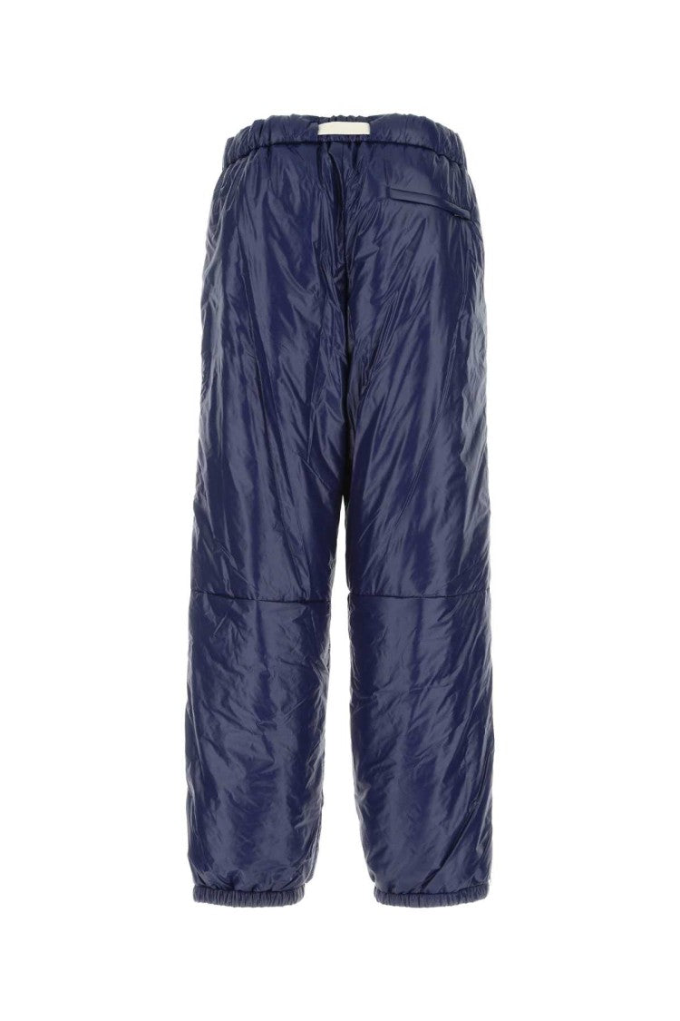 Jil Sander Blue Nylon Joggers