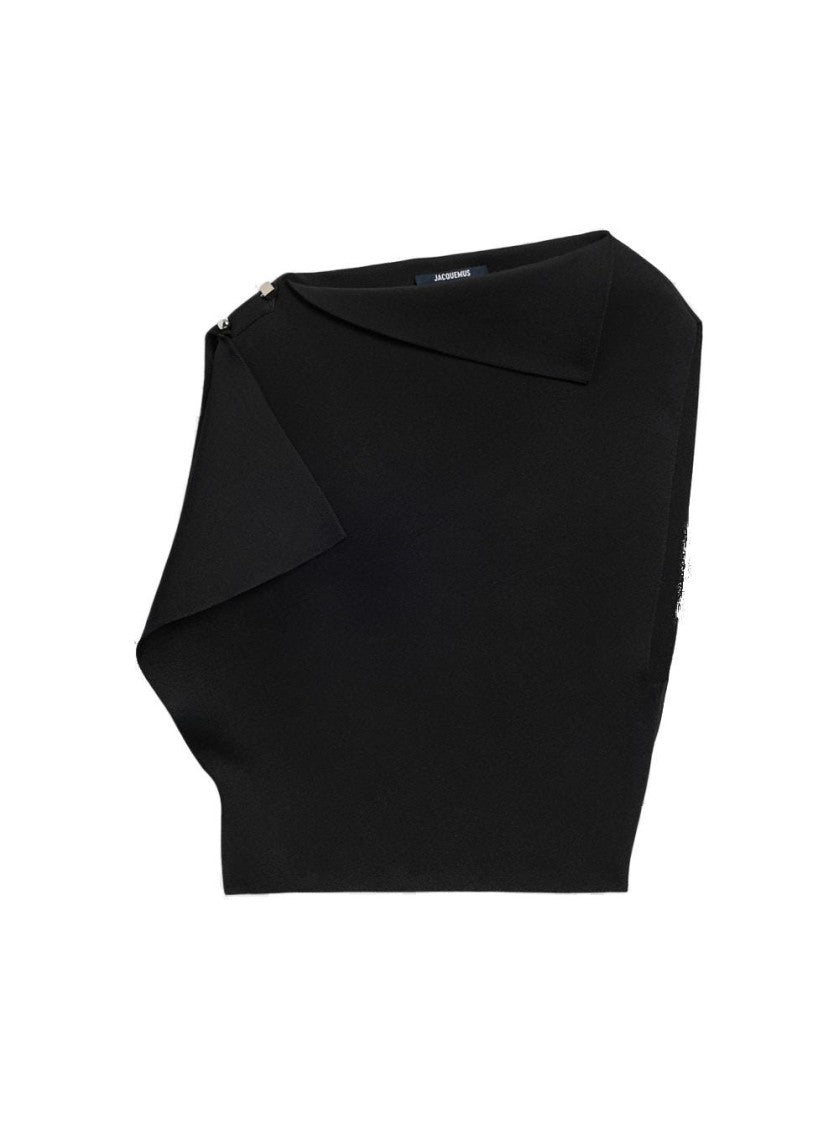 Jacquemus La Maille Trapeze Top Black