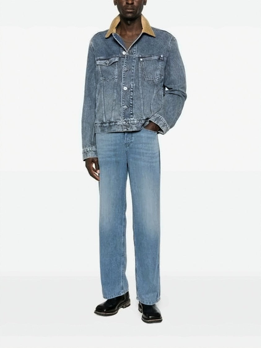 Diesel Light Blue Relaxed Fit Denim Jeans