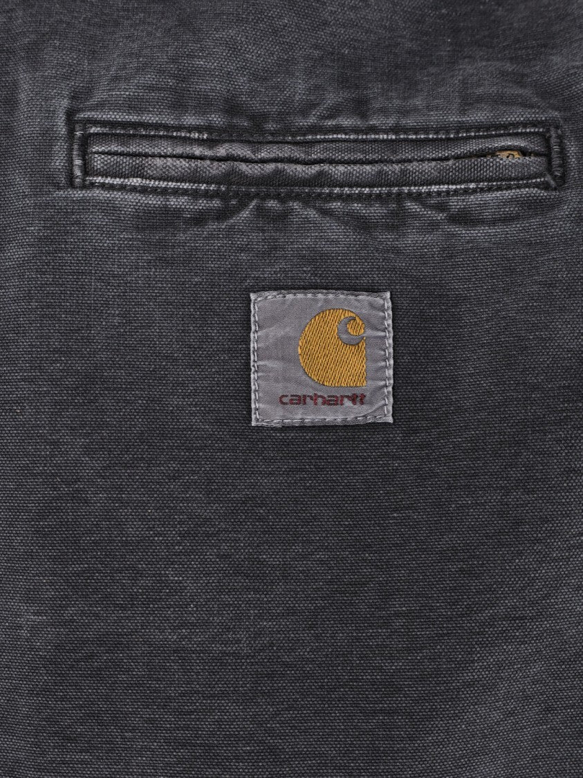 Carhartt Wip Black Og Detroit Organic Cotton Jacket
