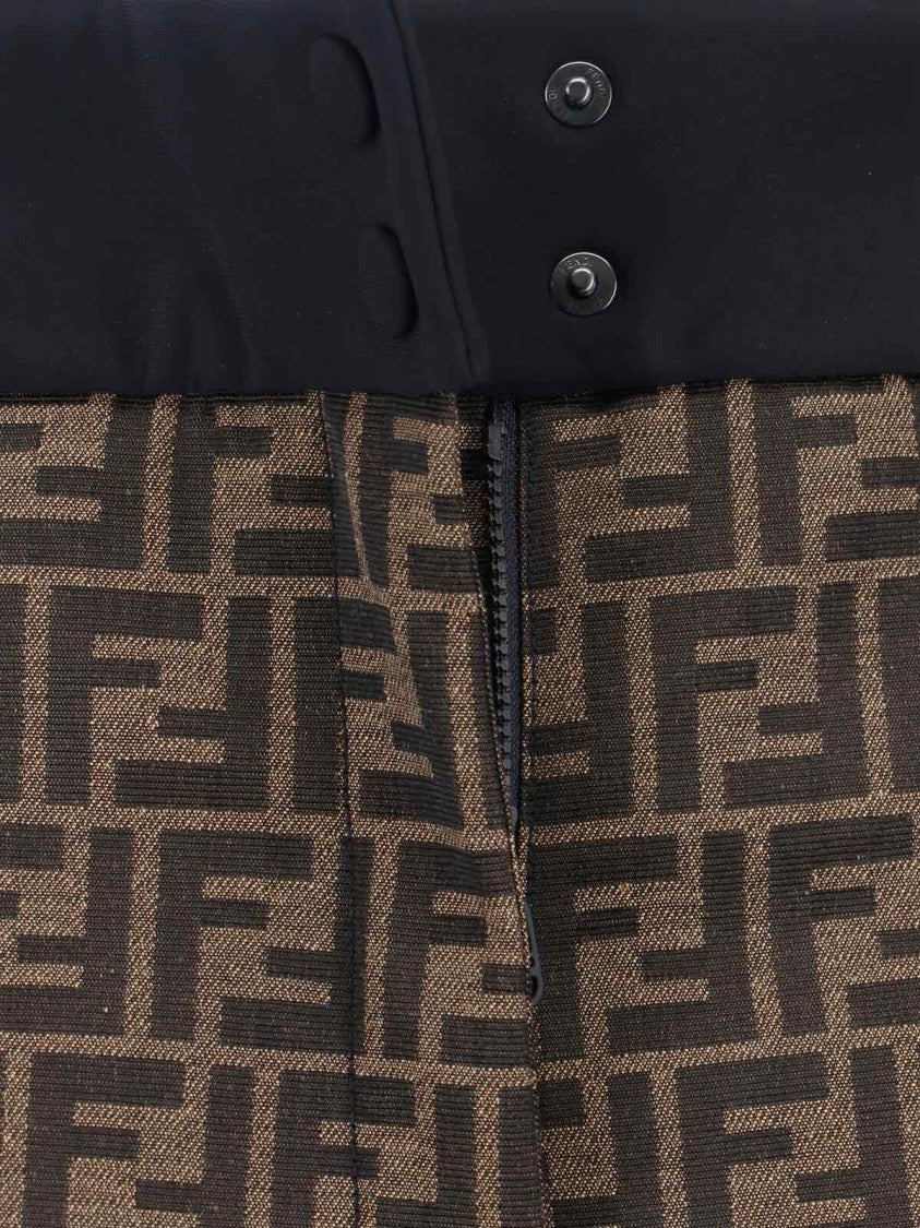 Fendi Ff Ski Pants – Brown/Black