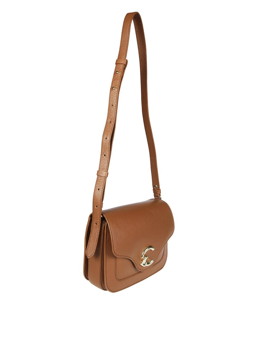 Coccinelle Textured Leather Shoulder Bag