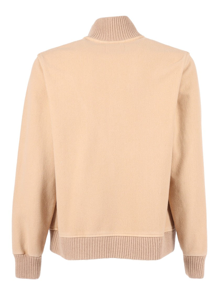 Circolo 1901 Pilot-Style Coat In Solid Black Virgin Wool