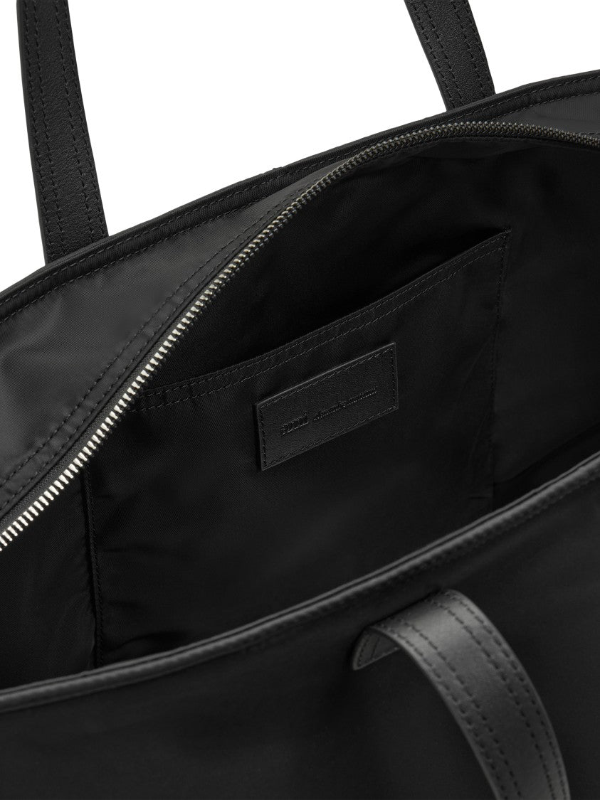 Ami Paris Marcel Small Leather Handle Shopping Bag