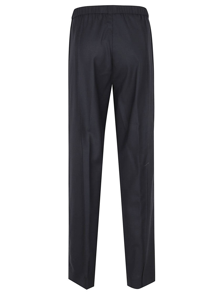 Fabiana Filippi Tailored Blue Trousers With Elasticated Waistband