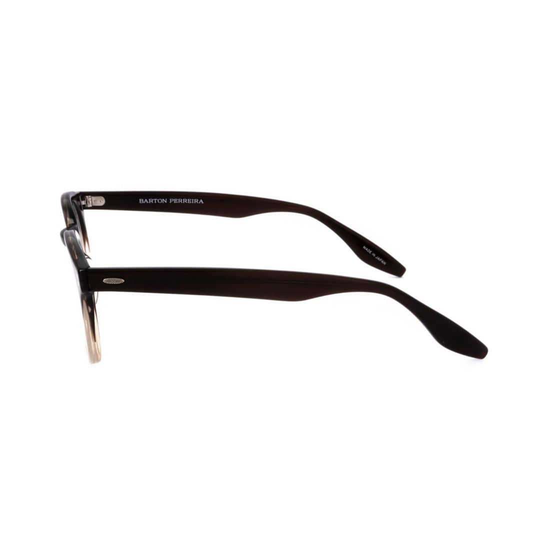 Barton Perreira Bp5199 492Ga Gradient Brown Round Frame Eyeglasses With Polished Temples