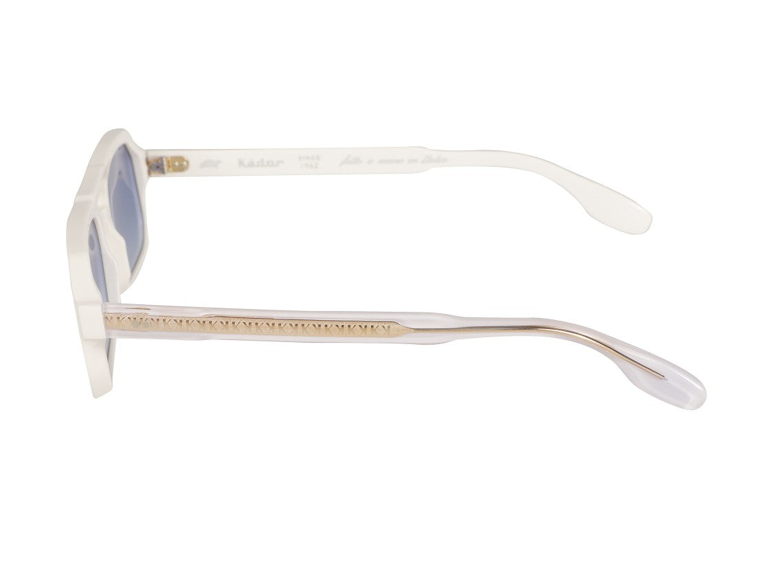 Kador Off-White Big 1 Small Oversized Square Sunglasses