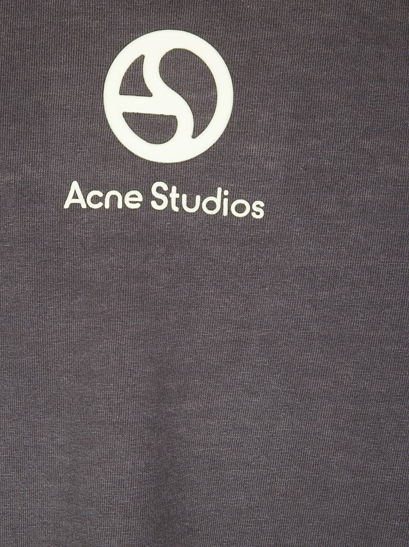 Acne Studios Tshirt Faded Black Logo