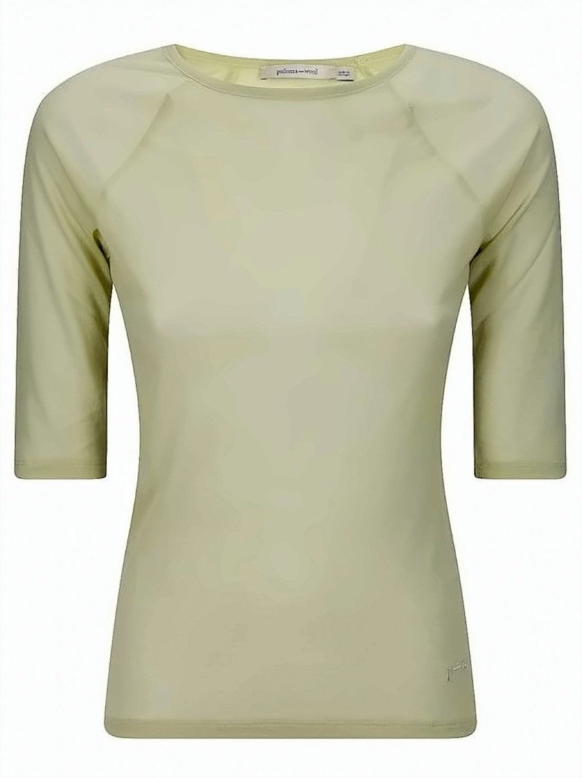 Paloma Wool Semi-Sheer Lightweight Top With Fitted Silhouette