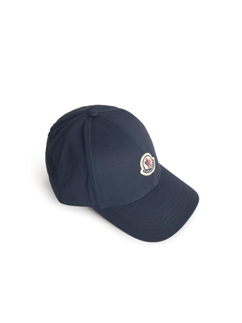 Moncler Blue Cotton Cap