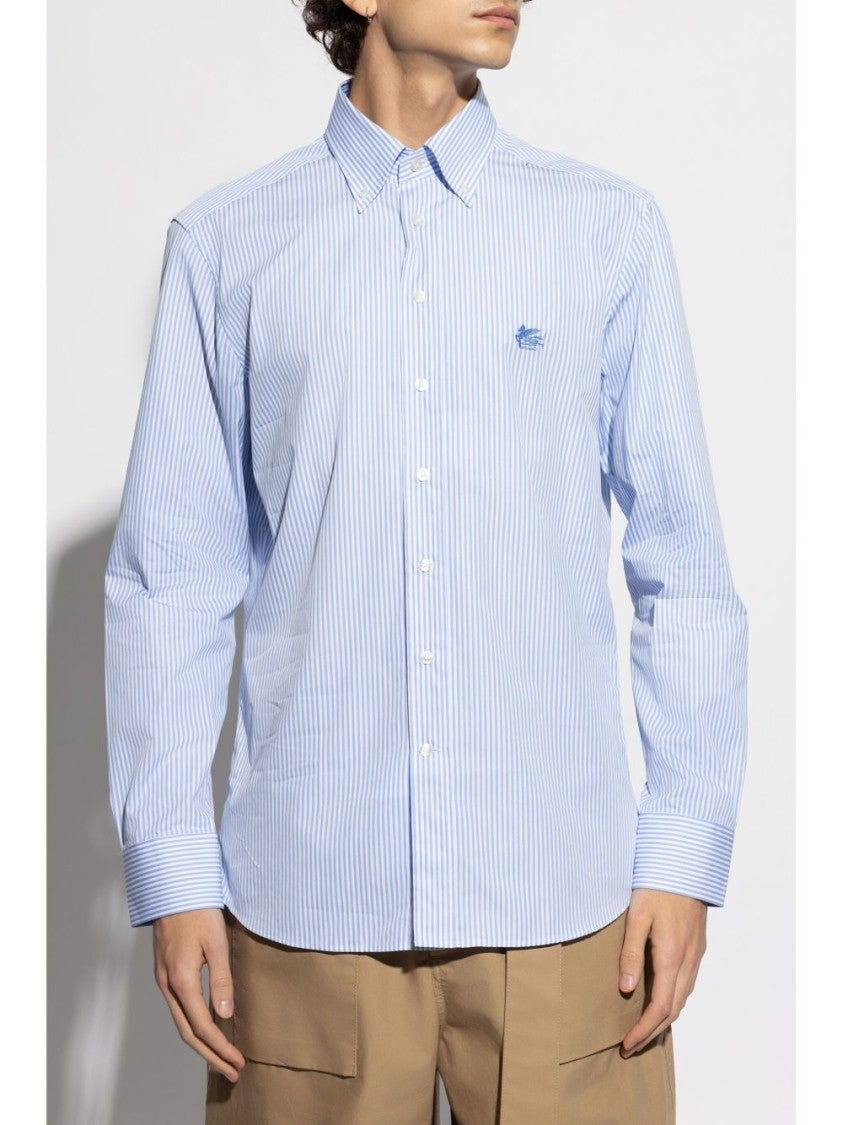 Etro Vertical Striped Button-Down Etro Shirt
