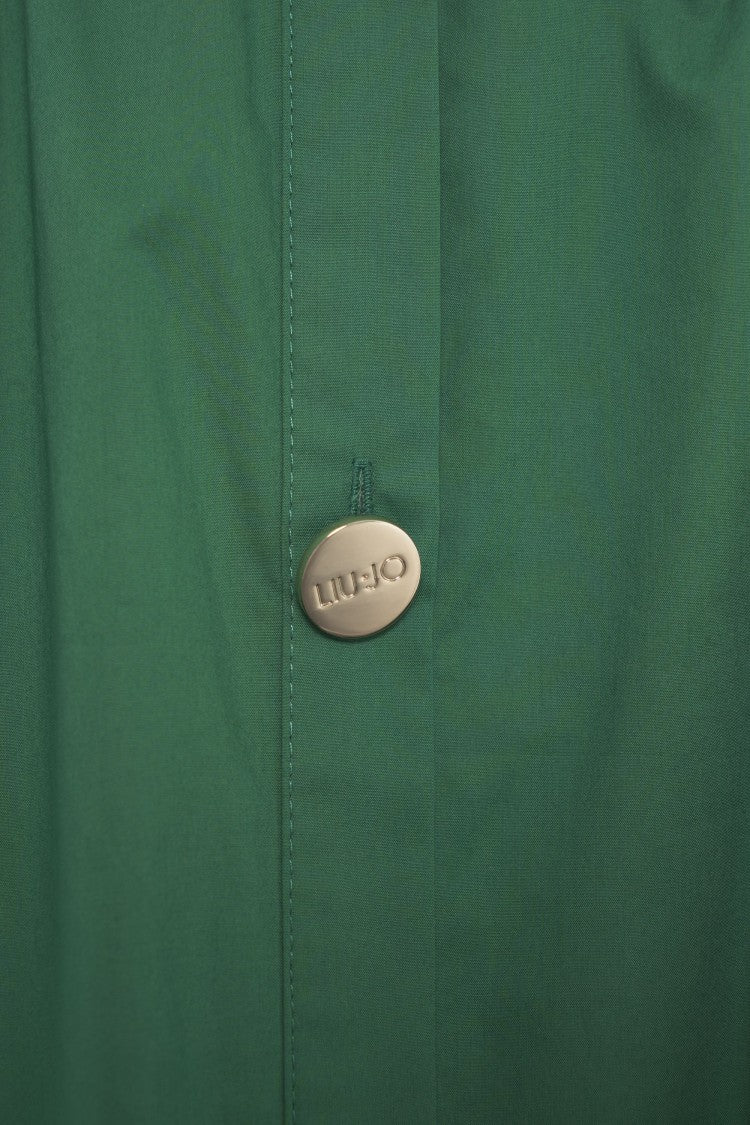 Liu Jo High-Waisted Flared Midi Skirt With Button Closure