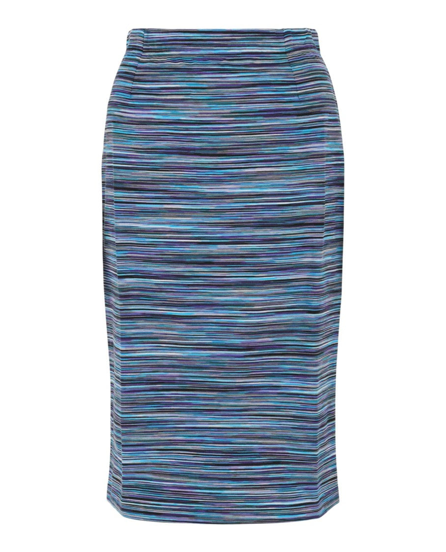 M Missoni Striped Print Pencil Skirt